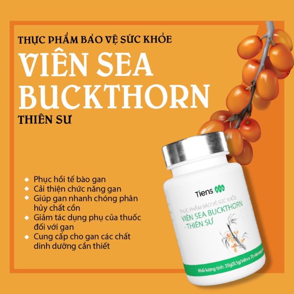 Viên Sea Buckthorn (Hắc mai biển)